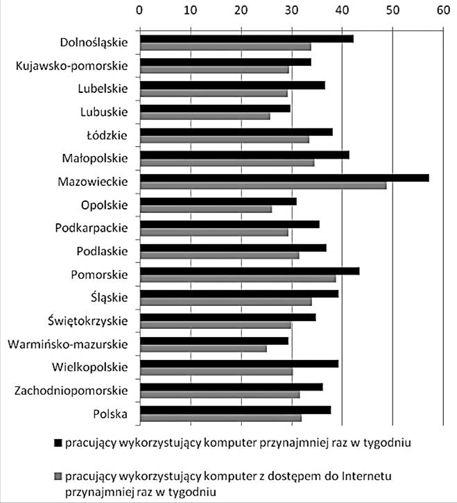 Wybrane zagadnienia wykorzystania ICT w podkarpackich 31