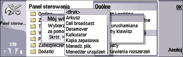 Dostosowywanie obudów i klawiszy pomoc± klawisza W³asne i naci