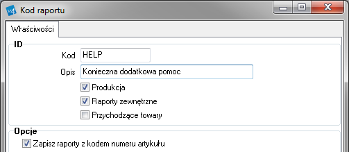 4.4.3. Historia raportów. Używając skrótu klawiszowego F7 (Historia raportów) wywołany zostanie podgląd wszystkich raportów związanych z danym numerem artykułu.