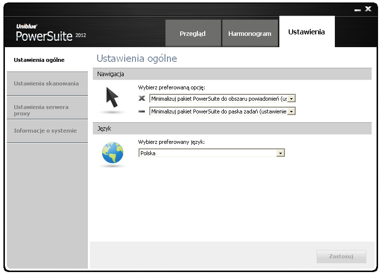 Pakiet PowerSuite to kompleksowe rozwiązanie zwiększające wydajność komputera.
