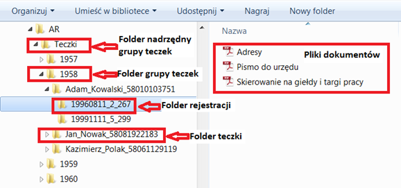 Nazwa głównego atrybutu dot. kolejnej rejestracji osoby w urzędzie w procesie jest zdefiniowana jako Nr rejestracji i jeśli w aplikacji jest inna należy dodać tą wartość w pliku.