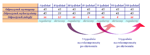 odpowiednie (fabryczne lub inne, homologowane) miejsce do spania. Jeśli pojazd takiego nie posiada, odpoczynek powinien być spędzony wyłącznie poza pojazdem.