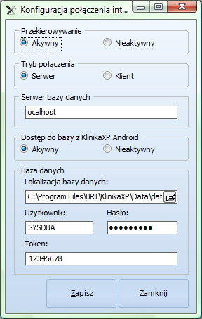 2 Wymagania sprzętowe Dostęp do Internetu z prędkością minimum 2Mb/s w miejscu udostępnianej bazy danych. System operacyjny: Windows XP/Vista/7/8.