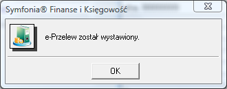 Współpraca z innymi programami 82 Zbiorczy przelew elektroniczny Elektroniczny przelew zbiorczy można wystawić w oknie Rozrachunki wybierając polecenie e-przelew zbiorczy z menu Operacje.