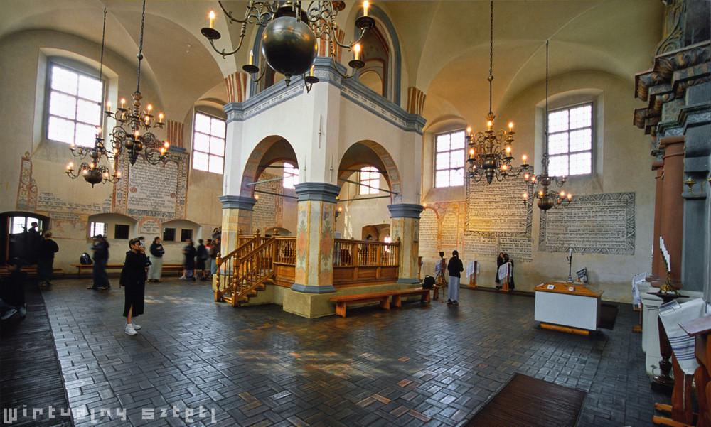 Wnętrze synagogi w Tykocinie, fot.