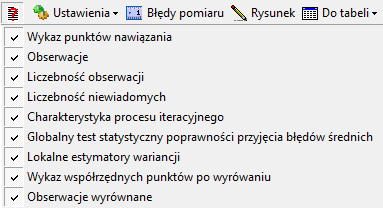 Brak stałego punktu wysokościowego. W celu wyrównania sieci oznacz przynajmniej jeden punkt jako stały 1D lub 2D.