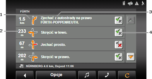 Otwiera się okno dialogowe ZAPISZ CEL JAKO... 2. Podaj nazwę celu. 3. Ustal czy aktualna pozycja stać ma się adresem domowym. 4. Stuknij w Zapisz. 6.7.