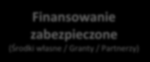 Nakłady inwestycyjne i cele emisji w Q4 2014 Nakłady inwestycyjne w latach 2014-2017 Nakłady inwestycyjne razem Finansowanie zabezpieczone (Środki własne / Granty / Partnerzy) Cele