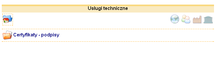 Po kliknięciu w Wydanie certyfikatu do podpisu i uwierzytelniania zostaniemy przeniesieni