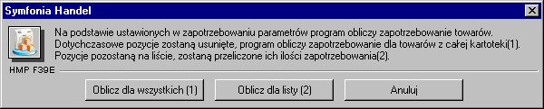 Gospodarka magazynowa 189 Szacowanie zapotrzebowań W programie Handel można oszacować poziom zapotrzebowania na wybrany towar na podstawie istniejących zamówień od klientów, rezerwacji towarów i