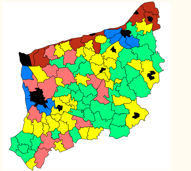 Mapa 1. Delimitacja zastosowana w niniejszym raporcie (legenda poniżej) Gminy aglomeracyjne Dobra; Kołbaskowo; Nowe Warpno; Stare Czarnowo; Kobylanka; Będzino; Biesiekierz; Manowo; Świeszyno.