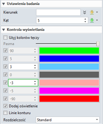 Badaj Zoptymilizowanie wyświetlania pasm kolorów Usprawnione możliwości badania Zwiększona dokładność analizy grubości