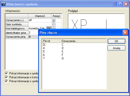 B.11. ROZSZERZONE WSPARCIE BAZY DANYCH PRODUKTÓW DLA KODÓW GŁÓWNYCH I DODATKOWYCH Basic Wprowadzono lepszą obsługę kodów głównych i dodatkowych dla elementów typu listwy i konektory. B.12.