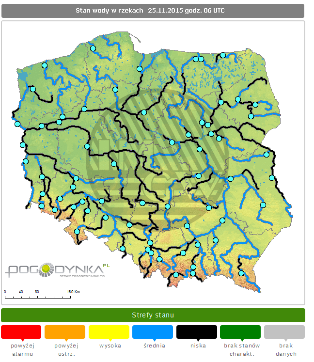 HYDROLOGICZNO - METEOROLOGICZNE Rozkład