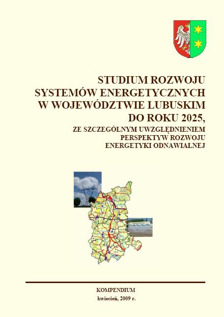 Kompendium - Studium rozwoju systemów energetycznych Chęć dalszego udostępnienia oraz szerszej publikacji ujętych w Studium zapisów konieczność wykonania kompendium zawierającego najistotniejsze