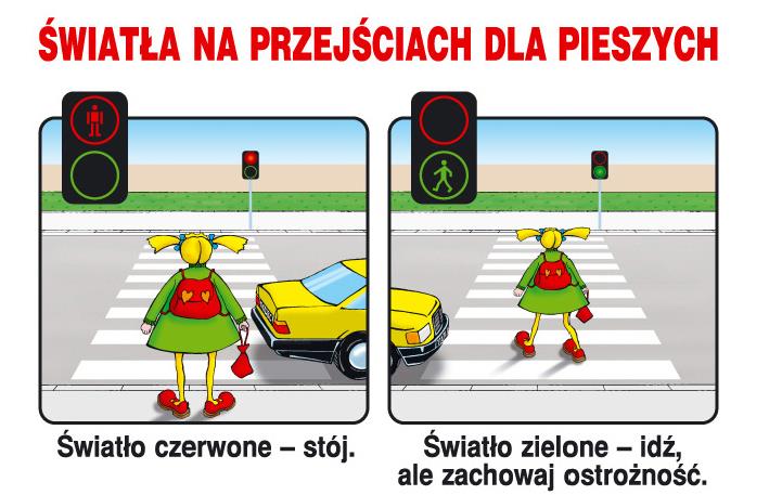 Wybierz znak, który informuje o przejściu dla pieszych.
