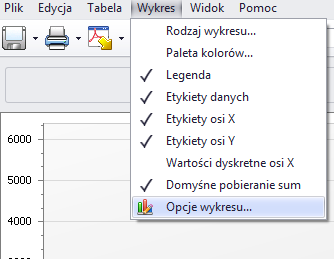 Okno zestawienia składa się z następujących elementów: 1.