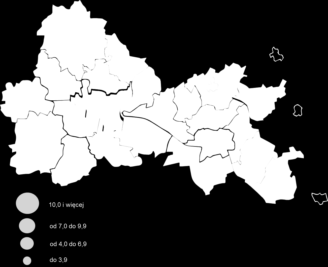 odnotowano w powiecie żnińskim (7%), w powiecie tym spadła również liczba porad POZ na 1 mieszkańca, otrzymując wartość 4,5 porady na 1 mieszkańca.