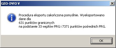 Eksprt danych z zasbu PRG Str. 32/37 Prcedura wybru biektów patrz: Pdręcznik Użytkwnika SIP GEO- INFO V, rzdział Uniwersalny mechanizm wybru biektów.