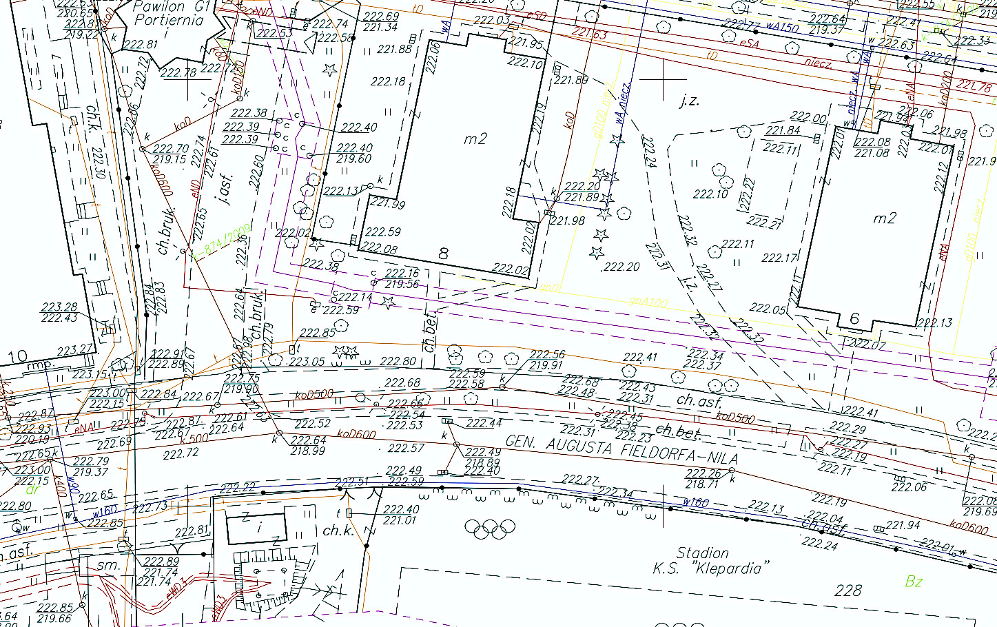 Posiadamy również możliwość wykonywania cyfrowych mapy topograficznych.