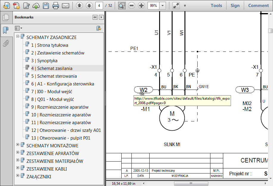 A.5. UDOSKONALENIA ZAPISU DO FORMATU PDF Spis dokumentów jest automatycznie dodawany do zapisu PDF.