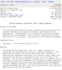 Literatura uzupełniająca (1/2) T. Berners-Lee, R. Fielding and L. Masinter (2005) "Uniform Resource Identifier (URI): Generic Syntax". http://tools.ietf.