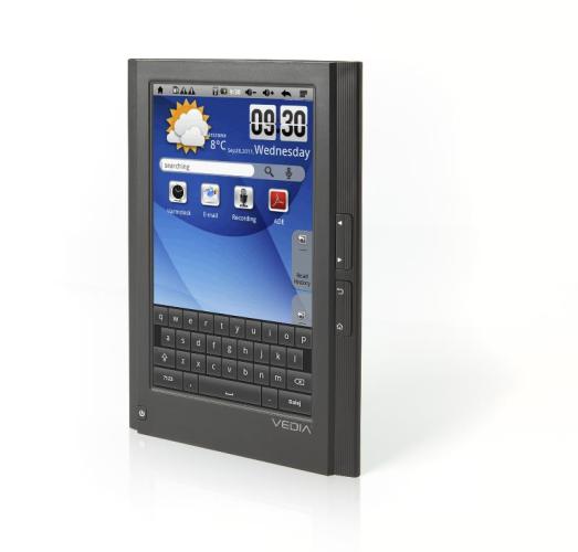 ereader K26 Czytnik książek elektronicznych VEDIA ereader K26 posiada system operacyjny Android w wersji 2.1 i funkcjonalność tabletu.