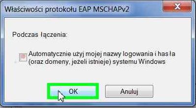 i) na poniższym ekranie zaznaczyć te same ptaszki i nacisnąć