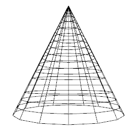 Proste bryły w GLUT Stożek glutsolidcone(base, height, slices, stacks), glutwirecone(base, height, slices, stacks) base długość