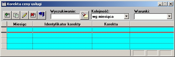 Słowniki 5.7 Usługi kontraktowane Słownik ten służy do przechowywania informacji o zakontraktowanych usługach medycznych.