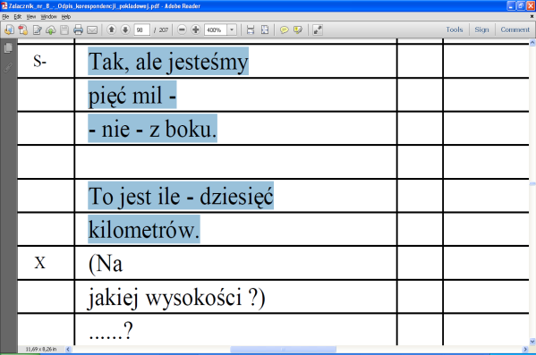 Jaki konkretnie samolot sprowadzałby 10 Kwietnia (od wschodu XUBS) Ryżenko z Plusninem, Krasnokuckim i innymi szympansami we mgle, to nas obecnie nie interesuje wystarczyć nam bowiem powinna