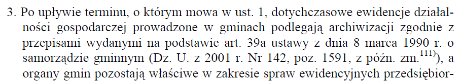 CEIDG ustawa z 2004 r.