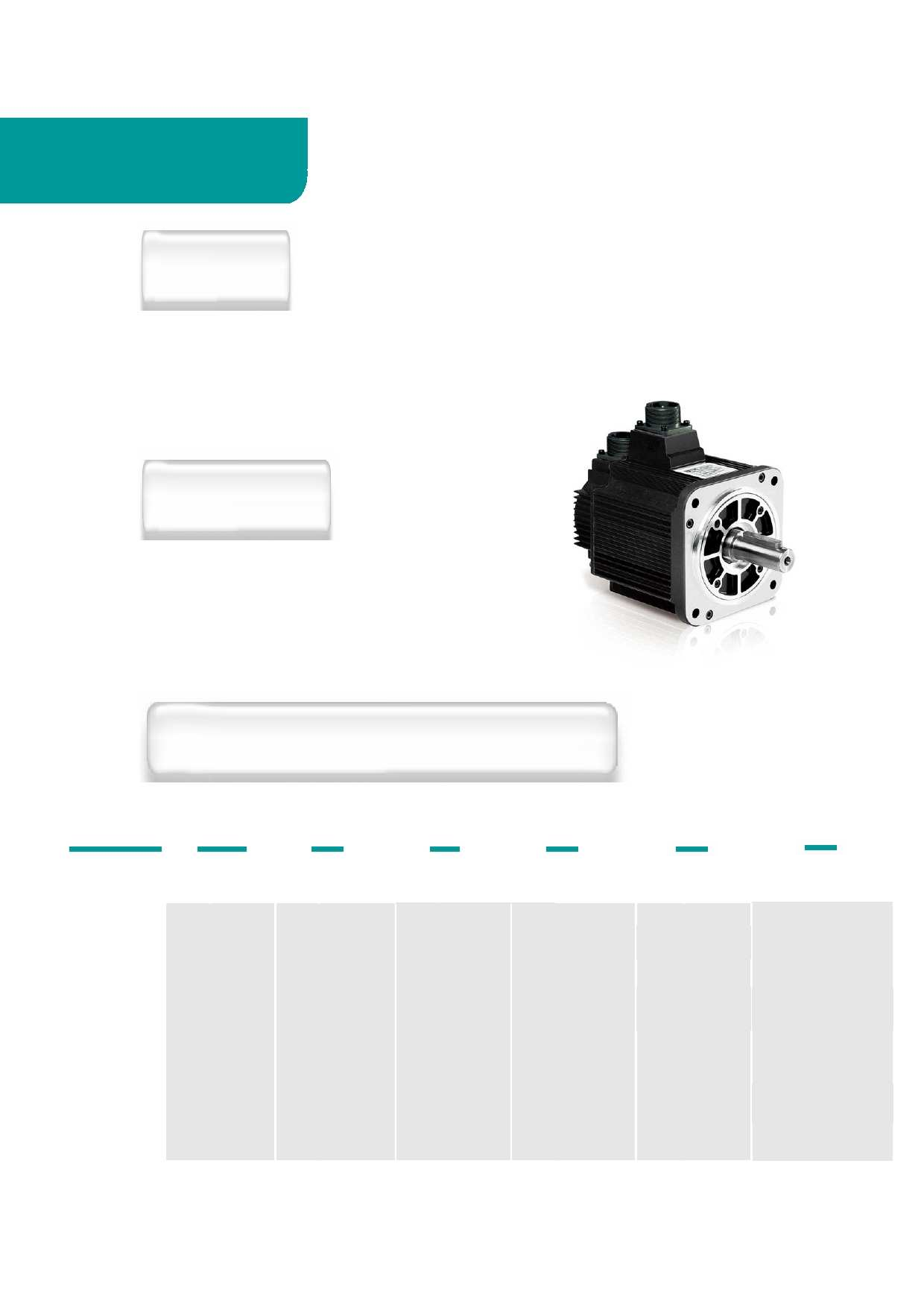 EML Silnik serwo Funkcje Szeroki wybór mocy (1.0KW ~5.0KW, z hamulcem etc.