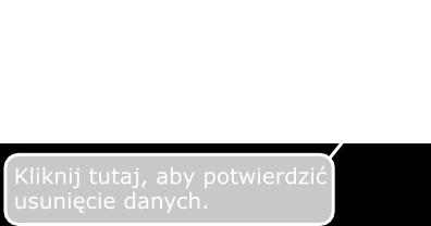 Rysunek 3.43: Okno Lista grup ocen 2. Kliknij na ikonkę Usuń (rys. 3.43) i potwierdź usuwanie danych klikając na przycisk OK (rys. 3.44). Rysunek 3.44: Potwierdzenie usunięcia danych 3.