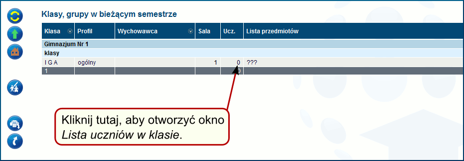 15. Czynności 2-13 wykonaj dla każdej klasy w szkole importując pliki z danymi o uczniach każdej klasy.