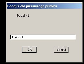 Program w tej postac pozwala łączyć lną dowolne dwa punkty, których współrzędne podajemy z klawatury: Zadane 1.