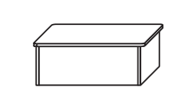 SEKRETARIAT 28. LADA SEKRETARIATU PROSTA 140x80x75h - 1 szt. Lada wyknana z płyty wiórwej bustrnnie laminwanej klasie higienicznści E1,w klrze rzech nce R5731 brzeże PCV dbrane pd klr płyty.