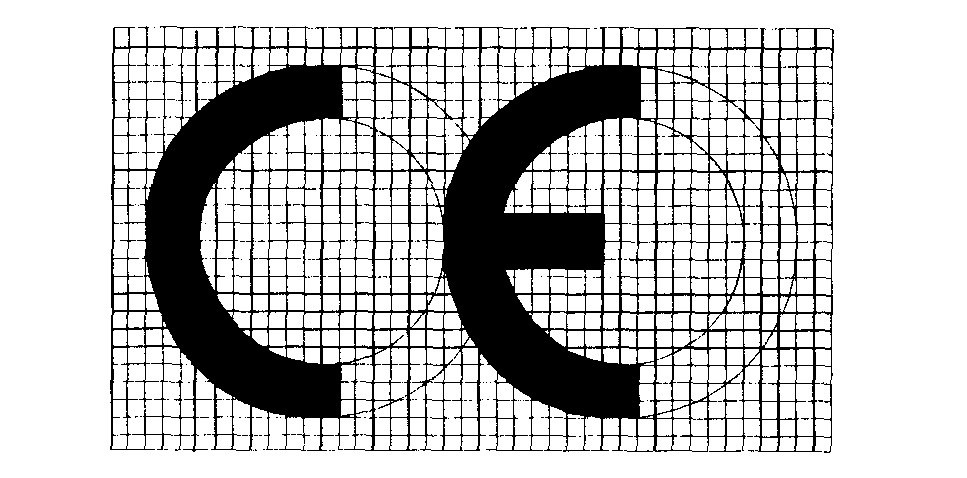 WZÓR ZNAKU CE Znak CE składa się z liter "CE" o poniŝszych kształtach: Wzór W przypadku pomniejszenia lub powiększenia oznakowania CE naleŝy zachować proporcje podane na powyŝszym rysunku.