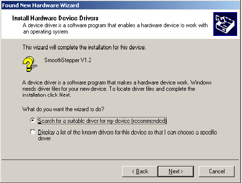 Instalacja w Windows 2000 Po wypakowaniu plików, zamknij wszystkie programy. Podłącz kontroler USB za pomocą dołączonego kabla.