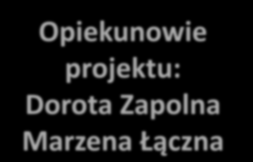 Opiekunowie projektu: