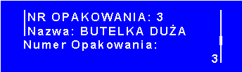 Kasowanie opakowań zwrotnych Kasowanie opakowań zwrotnych odbywa się w trybie programowania opakowań zwrotnych. W poniższej tabeli przedstawiono procedurę programowania bazy opakowań zwrotnych.