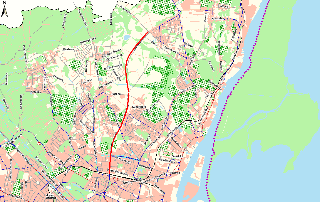 Szczecin 2020 / OTOCZENIE / Trasa Północna, etap III Budowa