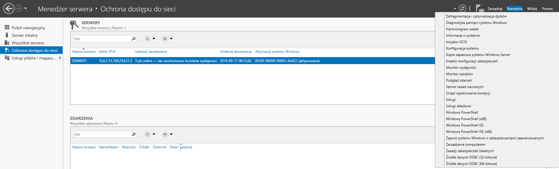 8. Ostatni zrzut pokazuje podsumowanie/potwierdzenie dodania roli do systemu Windows.