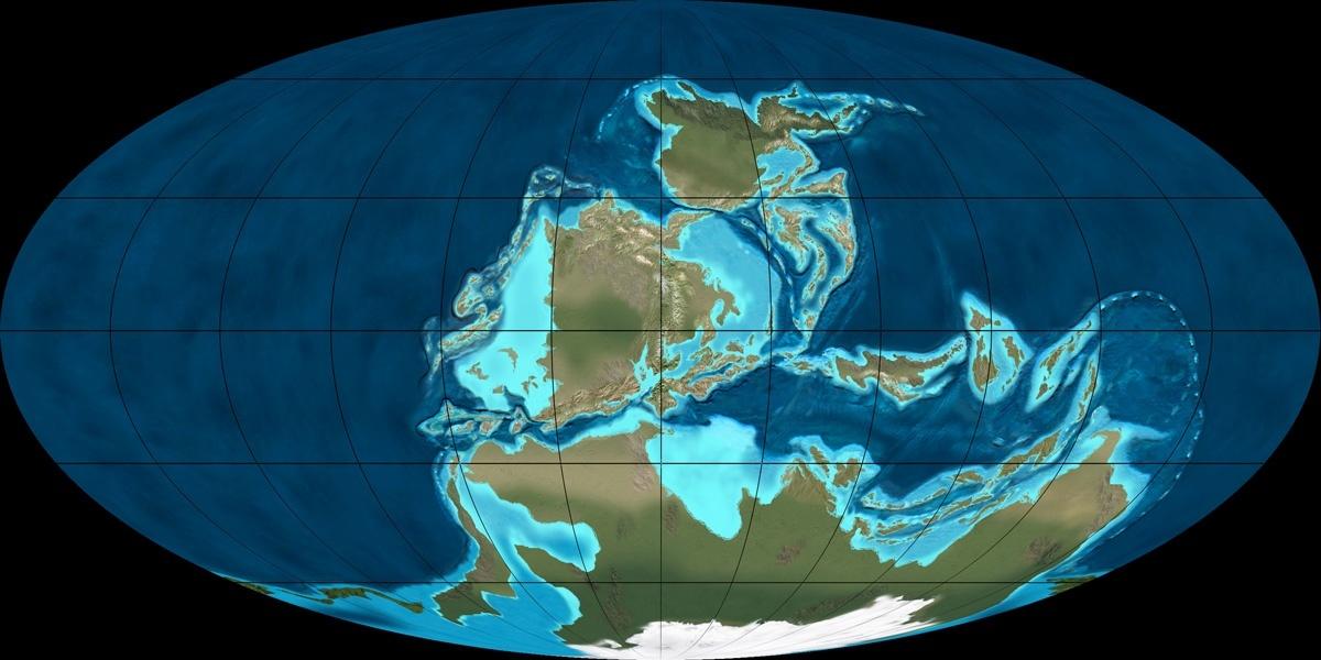 Trochę historii Siberia Baltica Kazakhstania Laurentia Gondwana We wczesnym karbonie