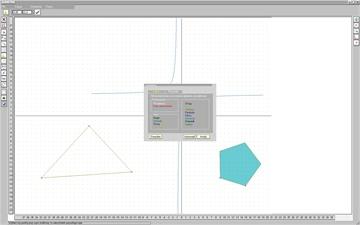 Bezpłatny program umożliwiający rysowanie figur geometrycznych. Przeznaczony jest zarówno do samodzielnego wykorzystania, jak i do pomocy dla nauczycieli podczas lekcji matematyki.