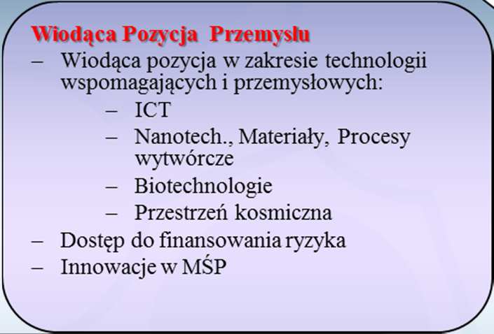 Horyzont 2020 nowy program, nowe podejście ICT ICT Europa 2020 Wspólne cele i zasady ICT ICT ICT