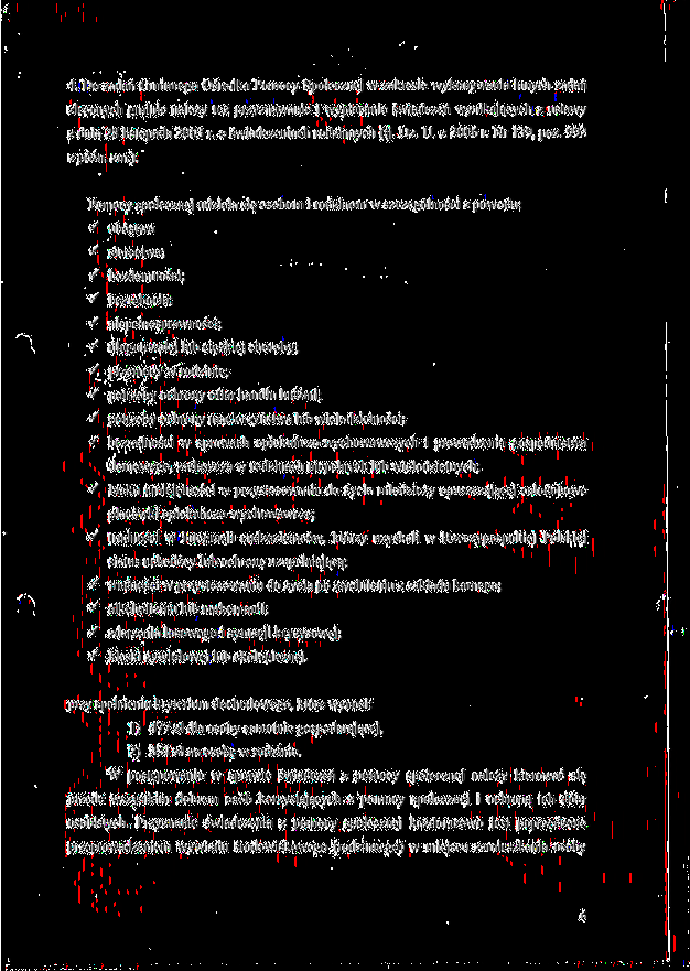 4. Do zadari Gminnego Osrodka Pomocy Spolccz,nej w zakresie wykonywania innycb zadan /,leamycli gminie nalezy tez przyznawanie i wyptacanie swiadczcn wynikajacych z ustawy z dnia 28 listopada 2003 r.