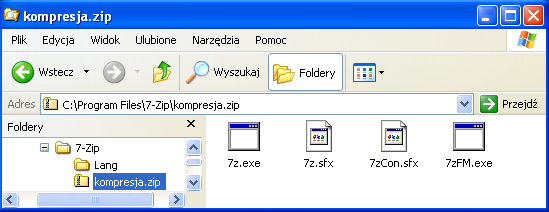 Wypakowanie z archiwum zip Najprostszym sposobem na wypakowanie plików z archiwum.