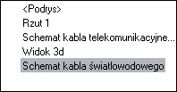 Możemy również wskazać element końcowy poprzez wybór przycisku Wybierz element końcowy lub, zaznaczając wybraną trasę, zatwierdzić ją do analizy przyciskiem OK.