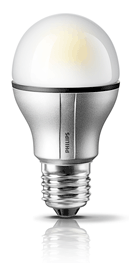 Nowość MASTER LEDbulb 8-40W DimTone 8W MASTER LEDbulb DimTone, zamiennik 40W żarówki Koncept DimTone regulacja temperatury barowej (2700K-2200K) podczas regulacji strumienia świetlnego, odwzorowanie